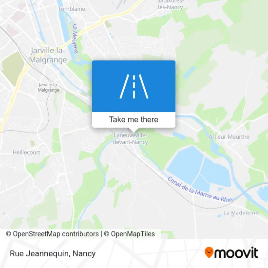 Rue Jeannequin map