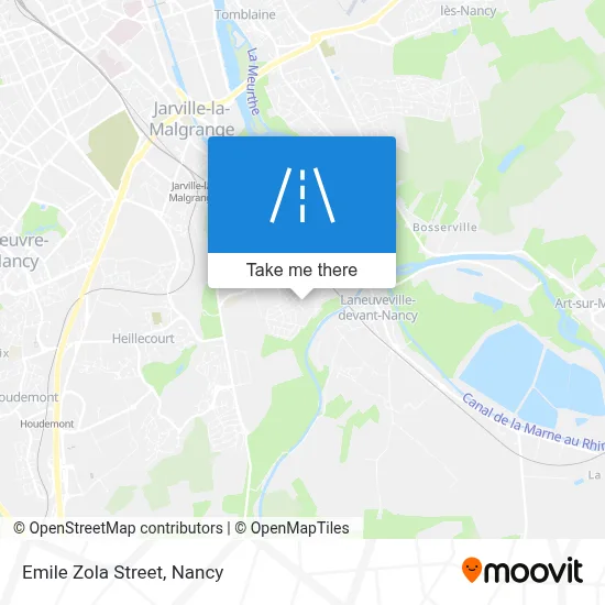 Rue Émile Zola map