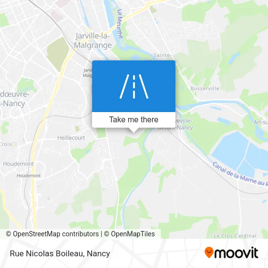 Rue Nicolas Boileau map
