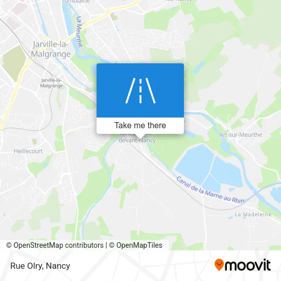 Rue Olry map