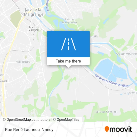 Rue René Laennec map