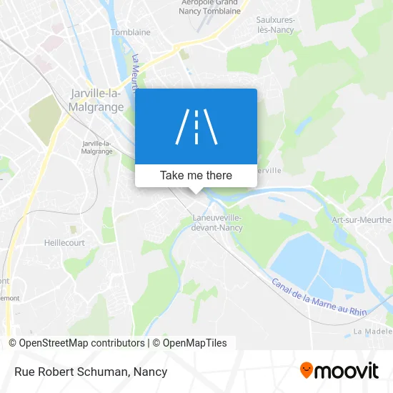Rue Robert Schuman map