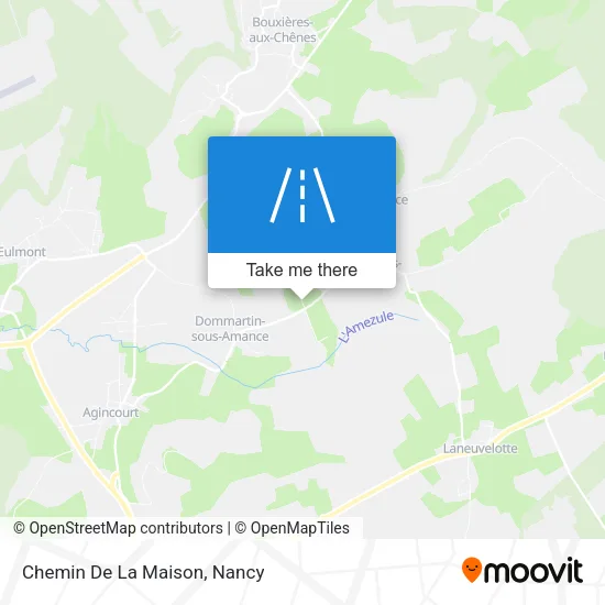 Chemin De La Maison map