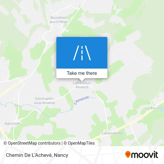 Chemin De L'Achevé map