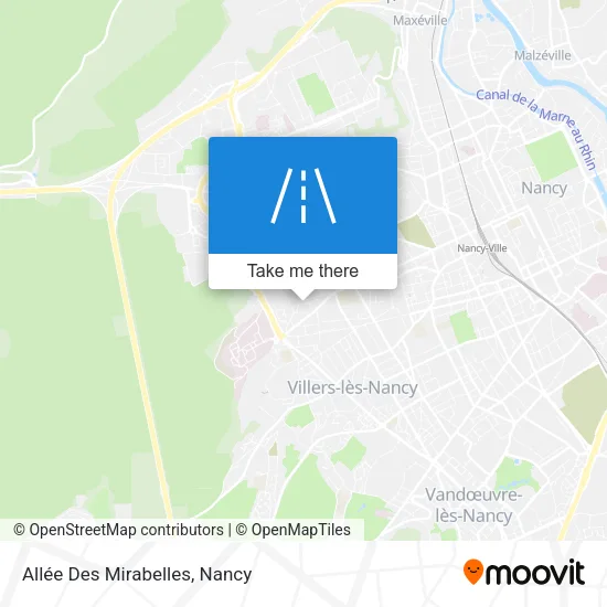 Allée Des Mirabelles map