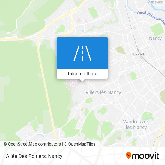 Allée Des Poiriers map