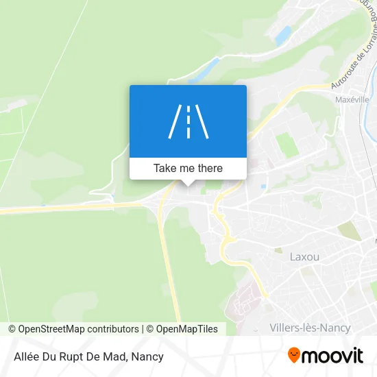Allée Du Rupt De Mad map