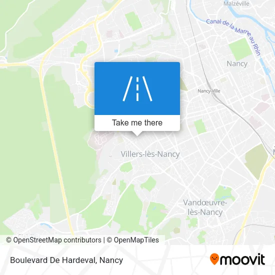 Boulevard De Hardeval map