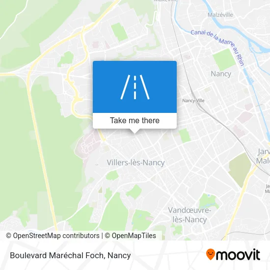 Boulevard Maréchal Foch map