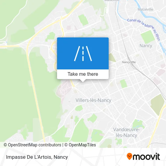 Impasse De L'Artois map