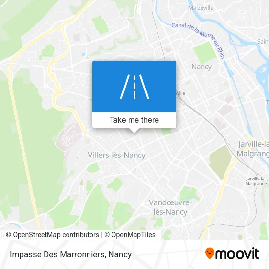 Impasse Des Marronniers map