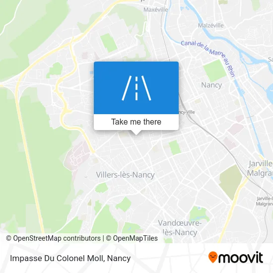 Impasse Du Colonel Moll map