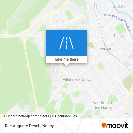 Rue Auguste Desch map