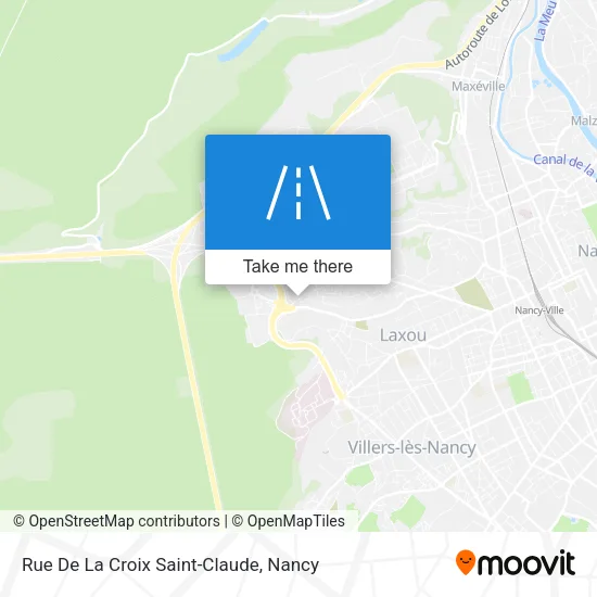 Rue De La Croix Saint-Claude map
