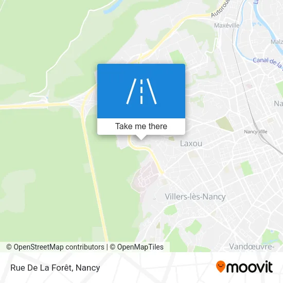 Rue De La Forêt map