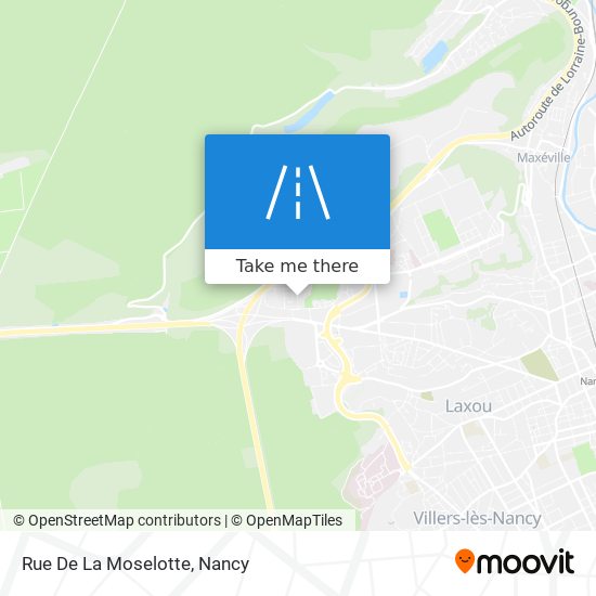 Mapa Rue De La Moselotte