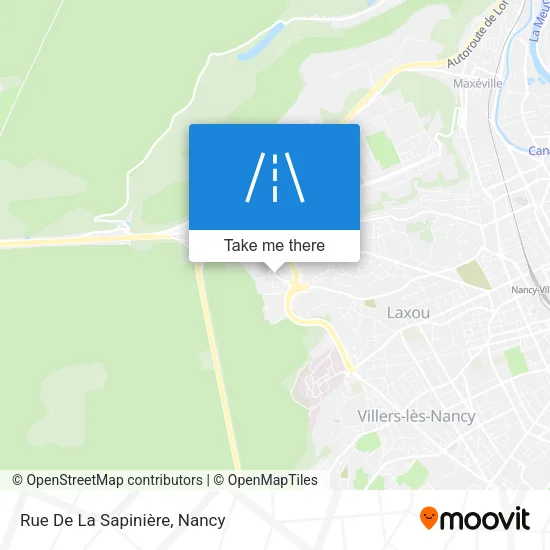 Rue De La Sapinière map