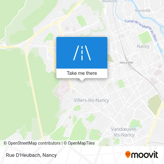Rue D'Heubach map
