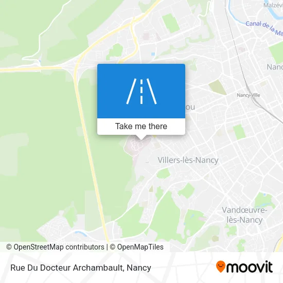 Rue Du Docteur Archambault map