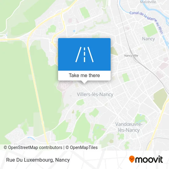 Rue Du Luxembourg map