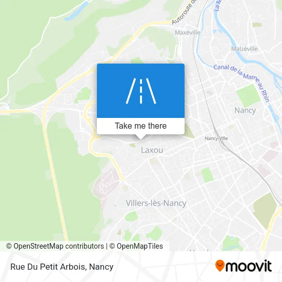 Rue Du Petit Arbois map