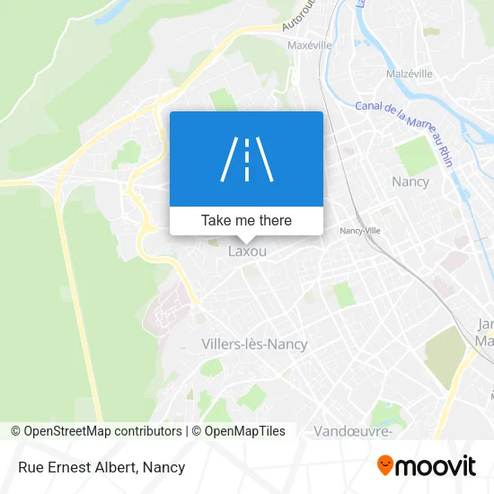 Rue Ernest Albert map