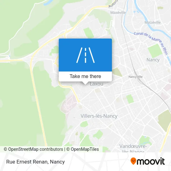 Rue Ernest Renan map