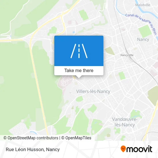 Rue Léon Husson map