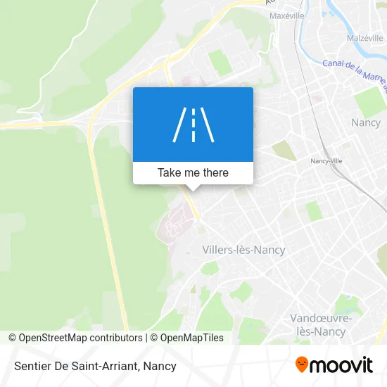 Sentier De Saint-Arriant map