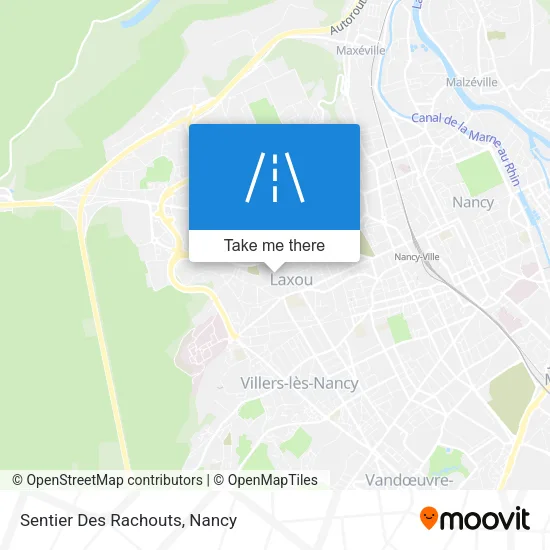 Sentier Des Rachouts map