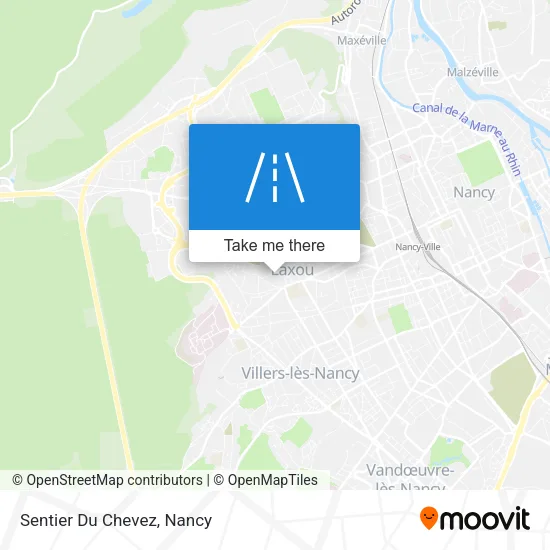 Sentier Du Chevez map