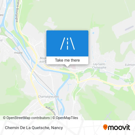 Chemin De La Quetsche map