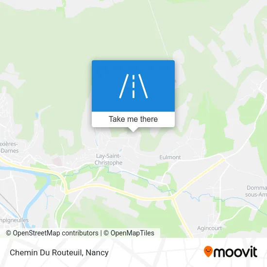 Chemin Du Routeuil map
