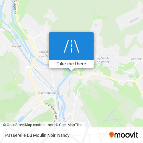 Passerelle Du Moulin Noir map