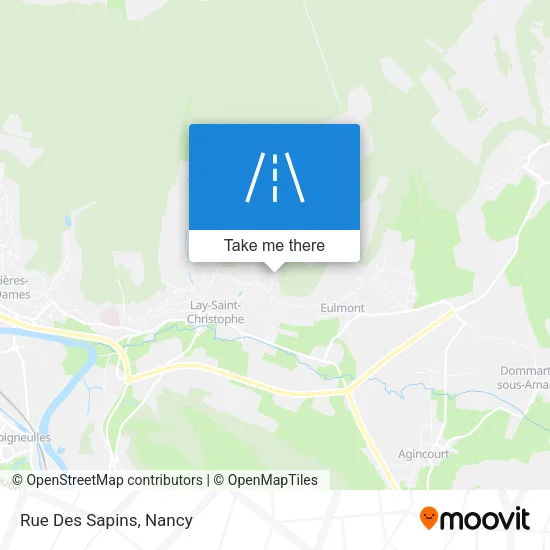 Rue Des Sapins map