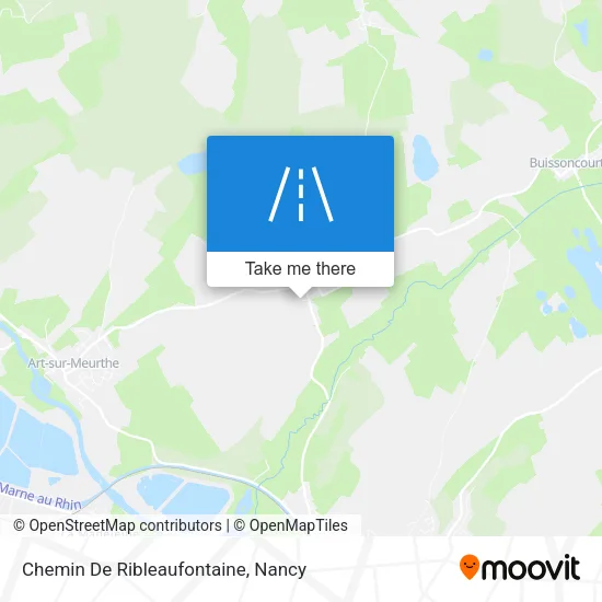 Chemin De Ribleaufontaine map