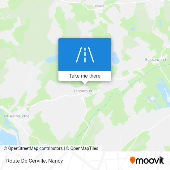 Route De Cerville map