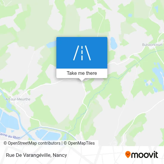 Rue De Varangéville map