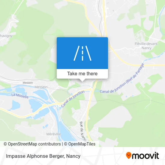 Impasse Alphonse Berger map