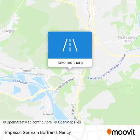 Impasse Germain Boffrand map