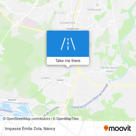 Impasse Émile Zola map