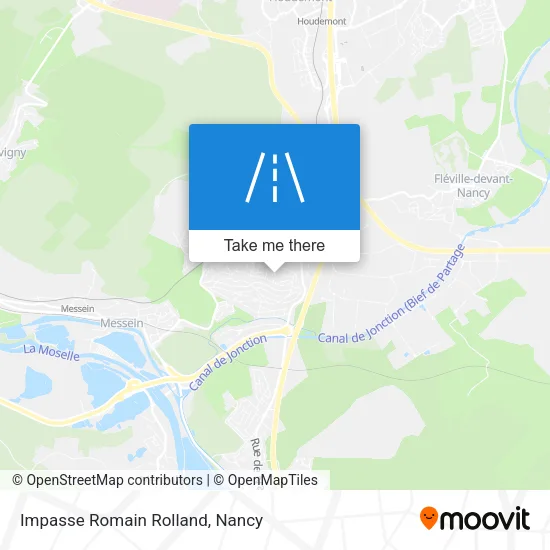 Impasse Romain Rolland map
