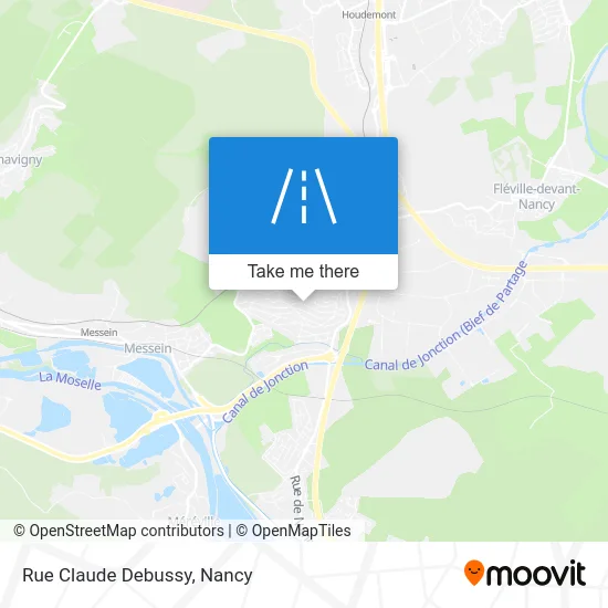 Rue Claude Debussy map