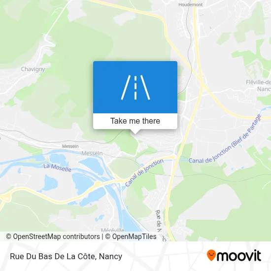 Rue Du Bas De La Côte map