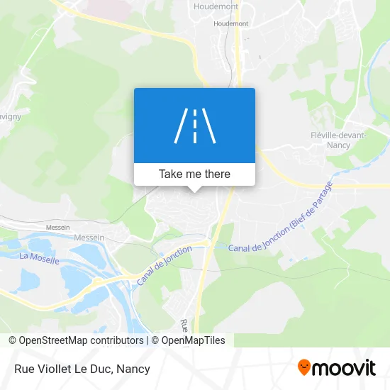 Rue Viollet Le Duc map