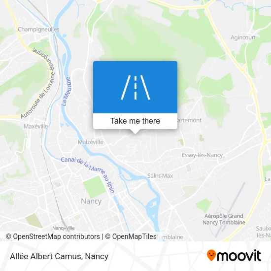 Allée Albert Camus map