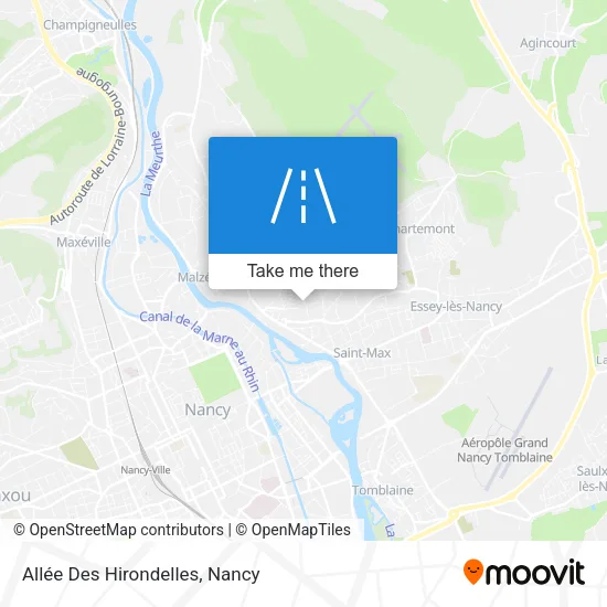 Allée Des Hirondelles map