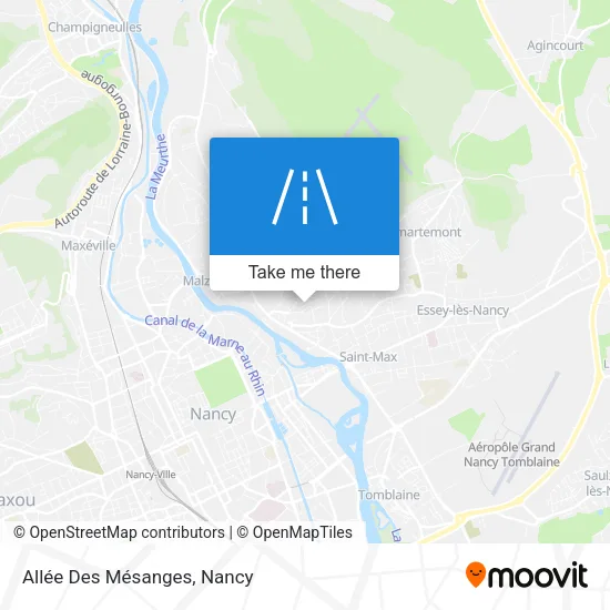 Allée Des Mésanges map
