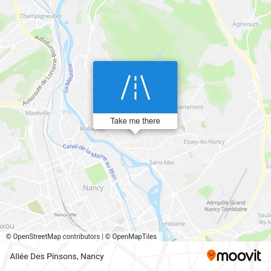 Allée Des Pinsons map