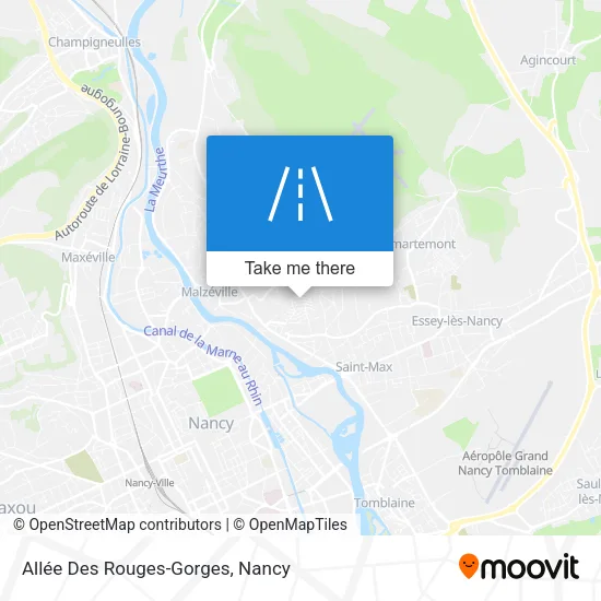 Allée Des Rouges-Gorges map